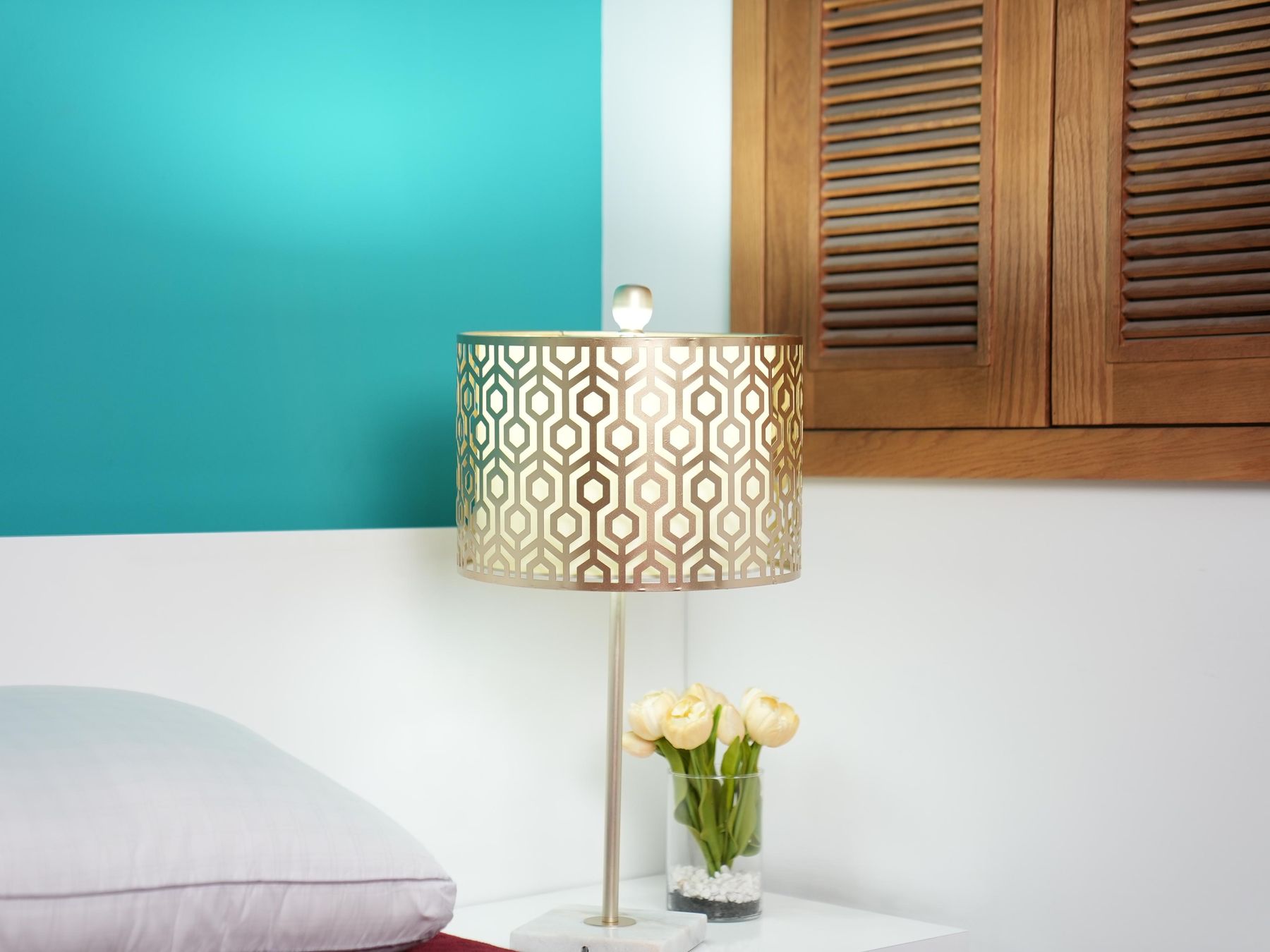 مصباح طاولة زجاج - Espanyol