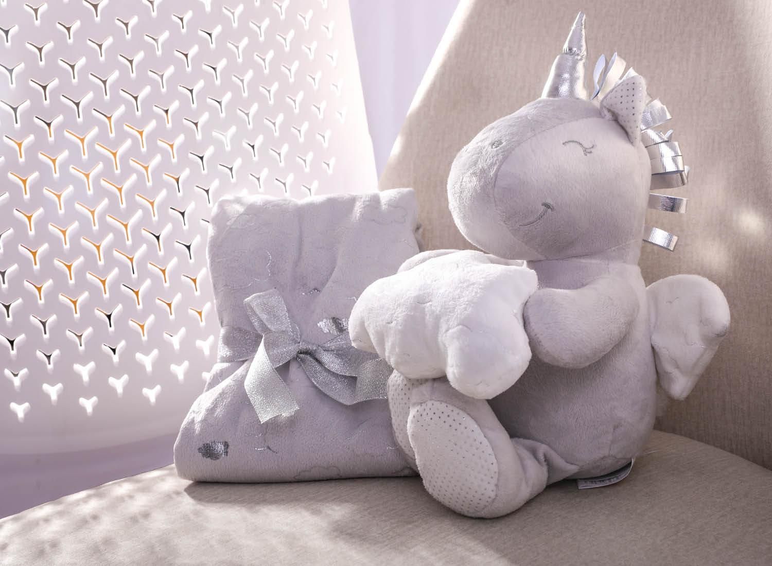 حرام طفل ولعبة - Unicorn Gray