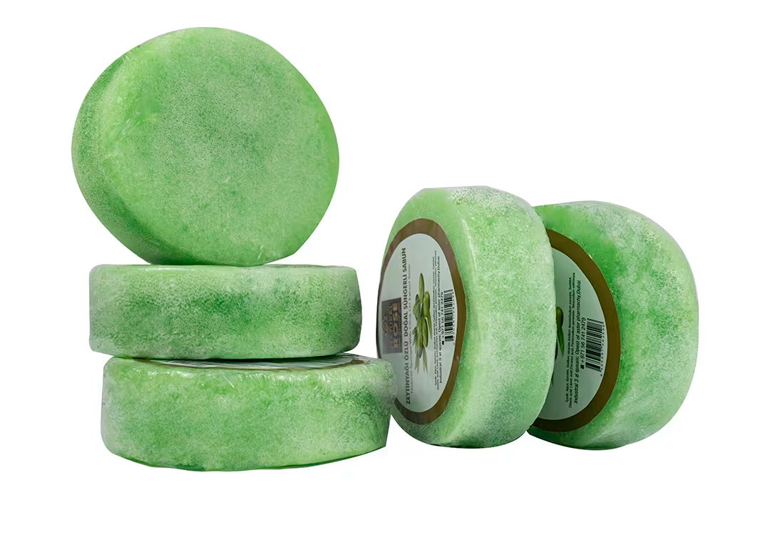 صابون الإسفنج الطبيعي - زيت الزيتون