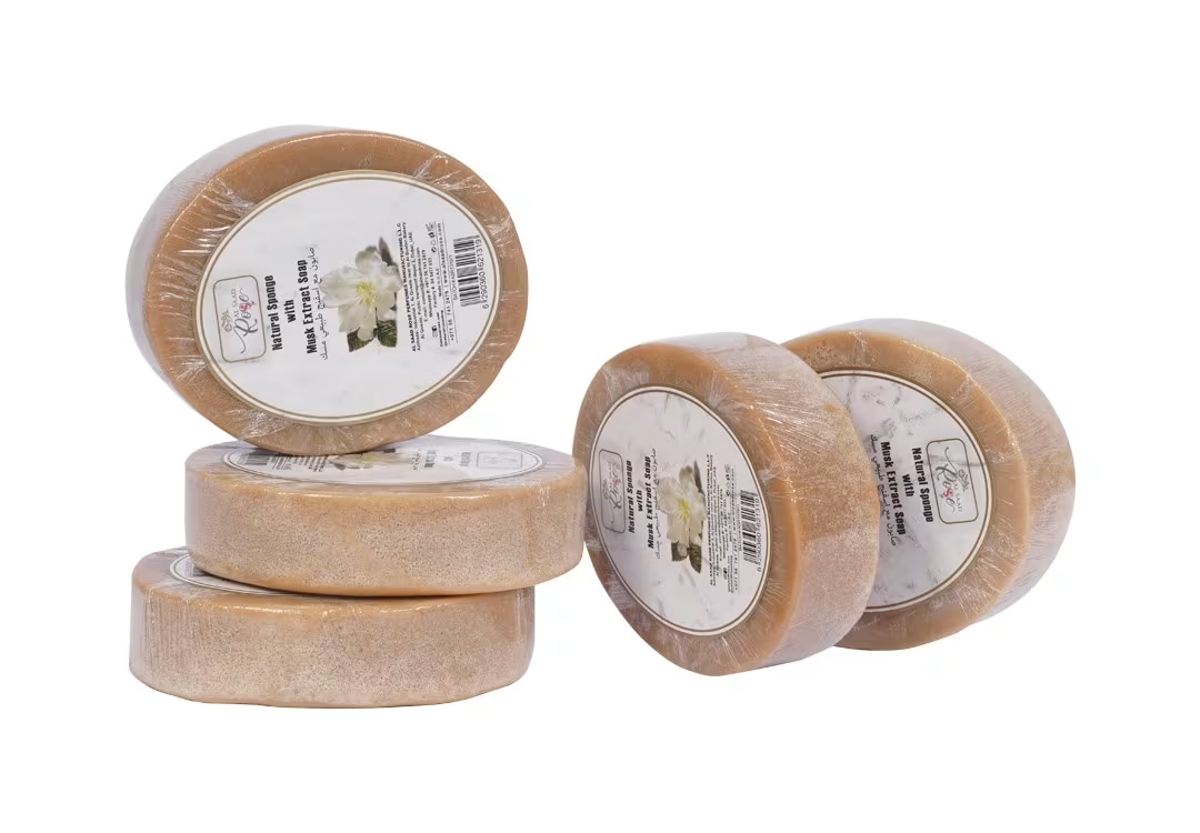 صابون الإسفنج الطبيعي - مسك