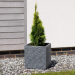 قوار زراعة - Square Slate Planter