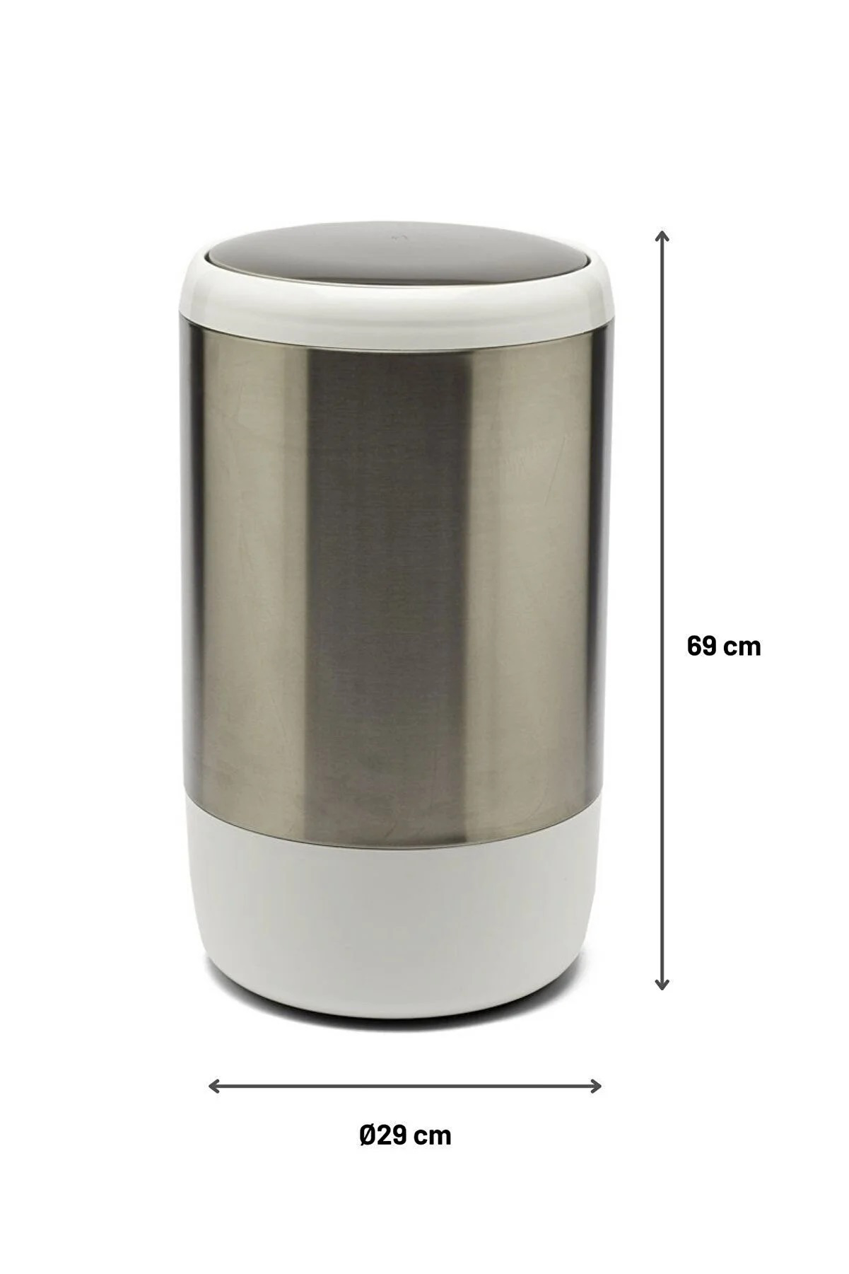 دلو زبالة ستانلس 20 لتر - E12