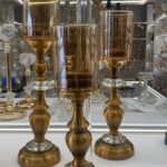 طقم شمعدان مذهب