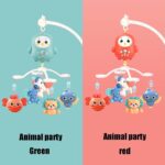 تعليقة سرير بيبي مع موسيقى متحركة مع تحكم