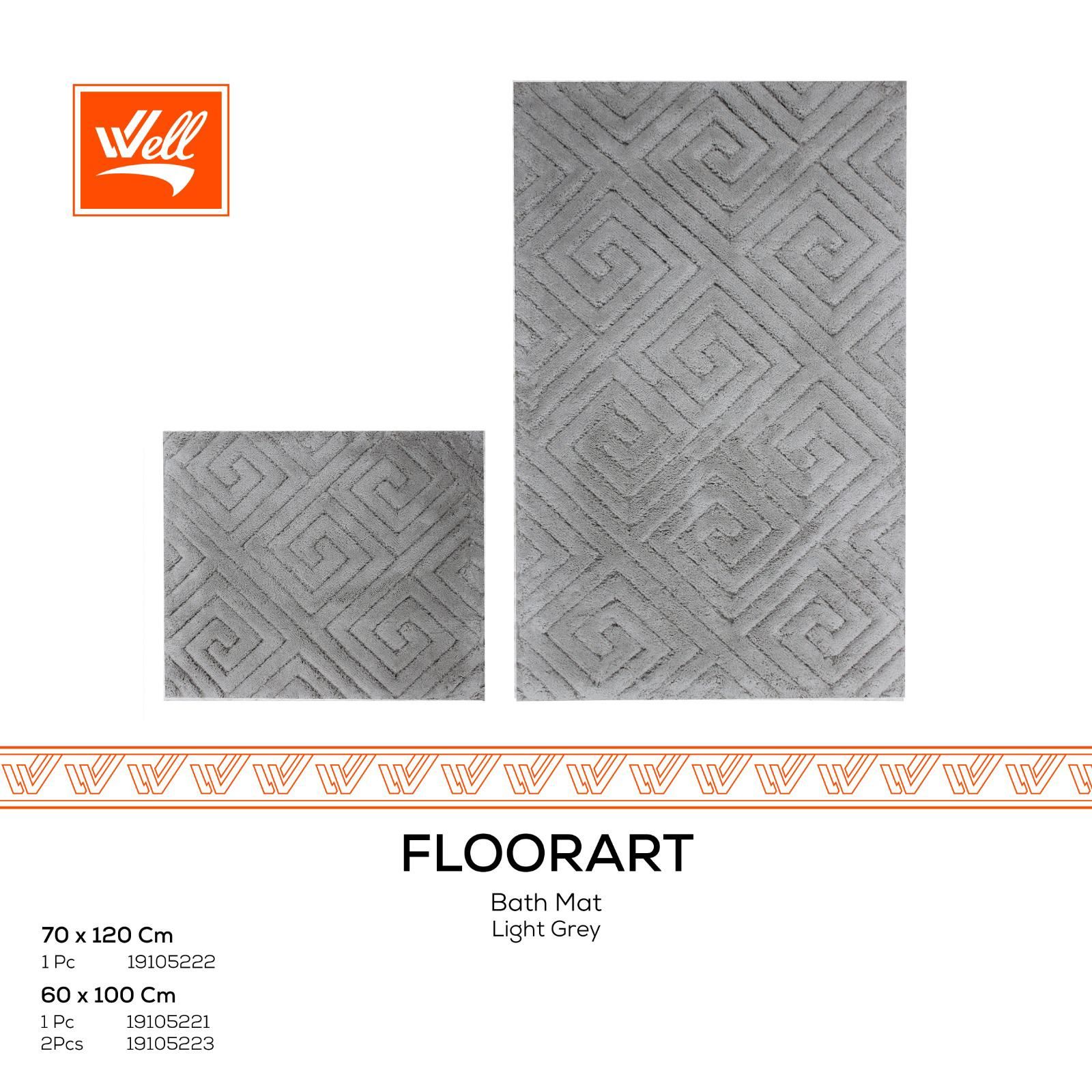 دعسة حمام - Floorart Gray