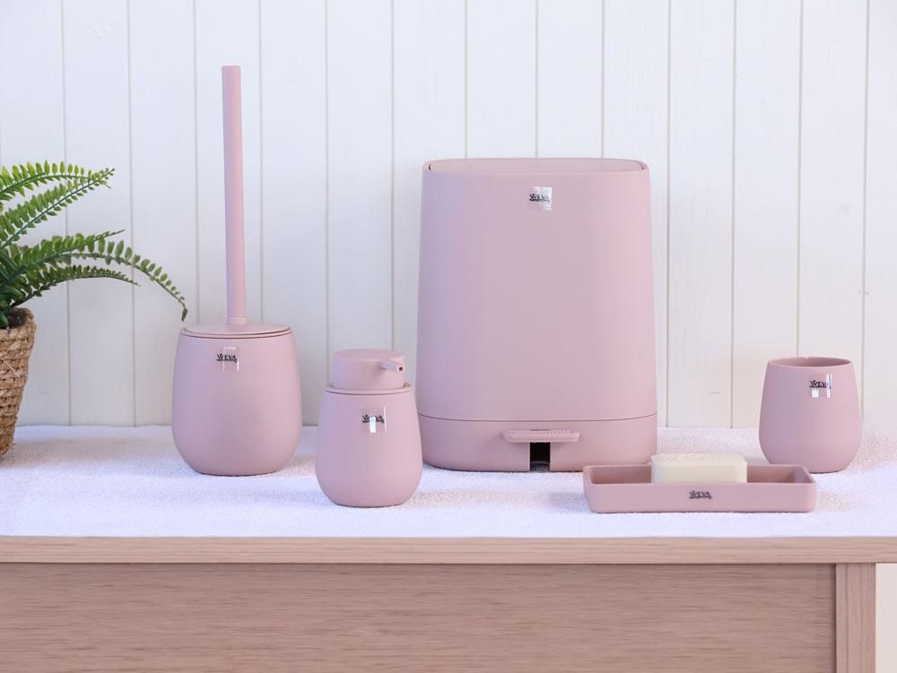 طقم اكسسوار حمام - Vibe Pink