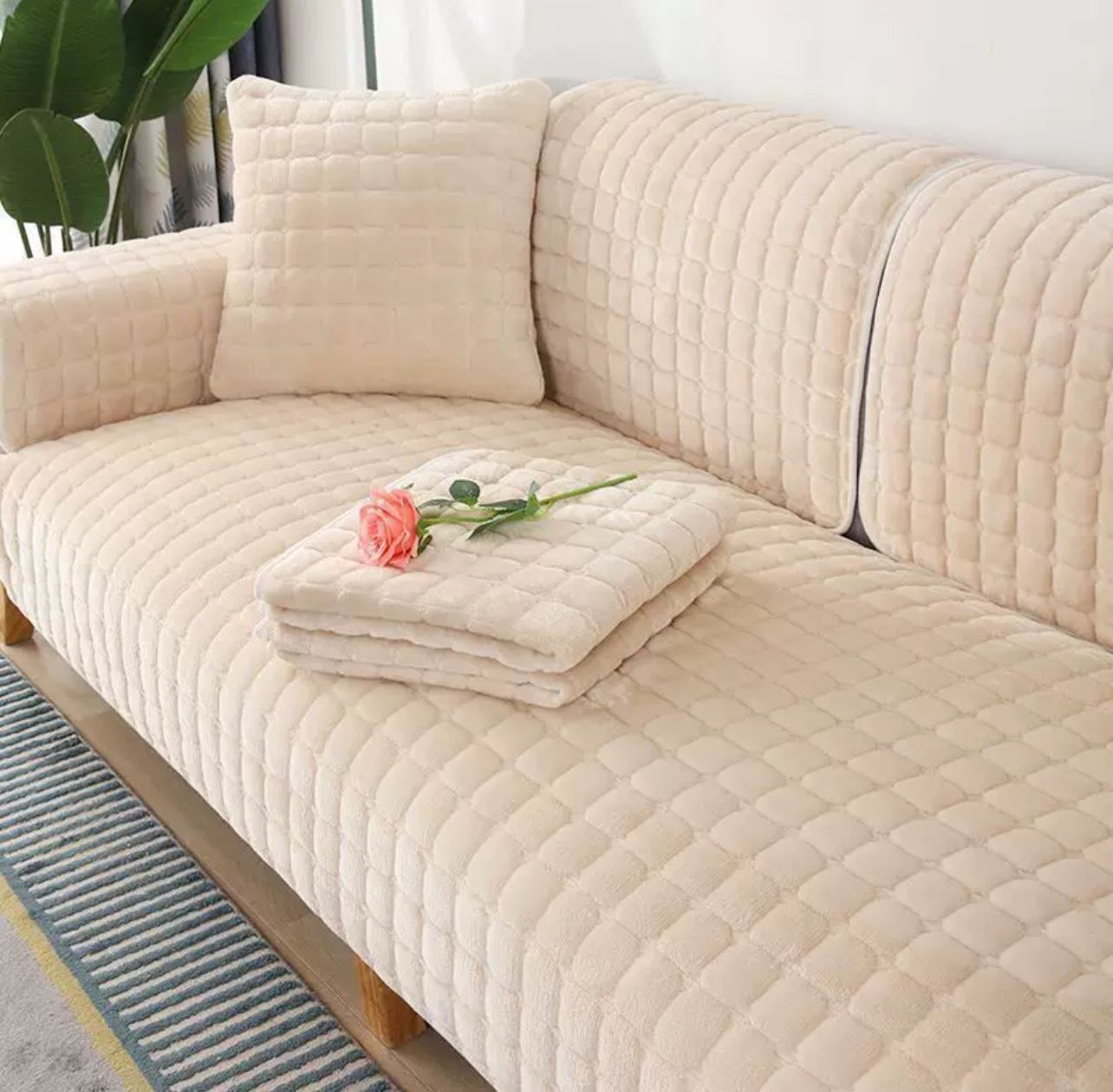 غطاء كنب مخمل