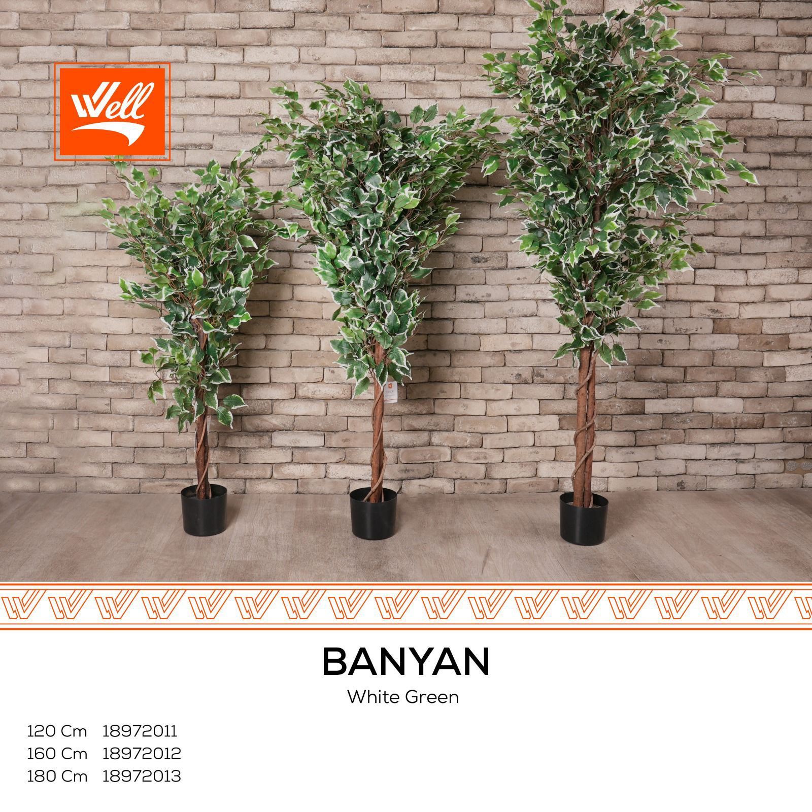 شجر صناعي أبيض - Banyan