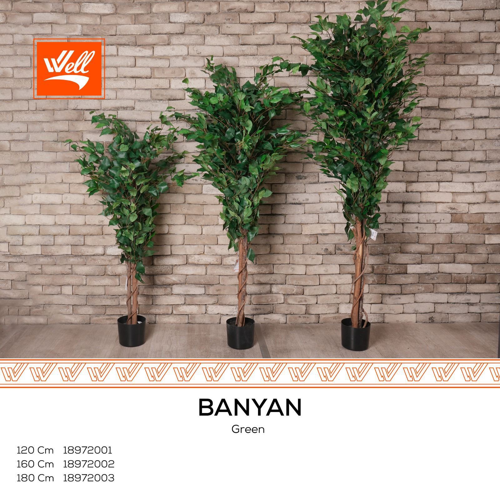 شجر صناعي أخضر - Banyan