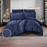 طقم اللحاف شتوي مجوز - Midnight