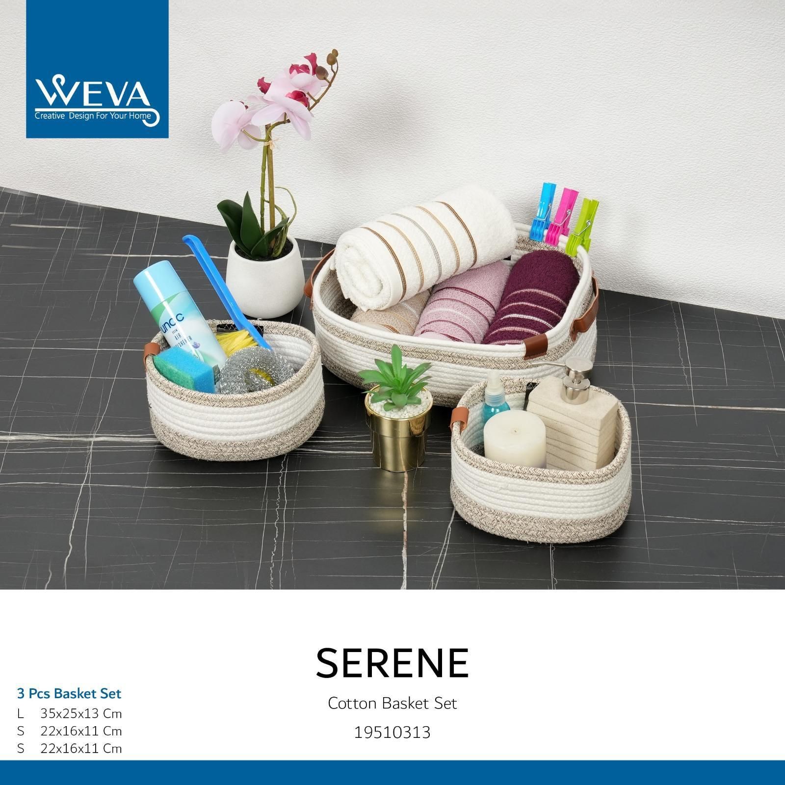 طقم سلات قطن - Serene