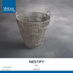 سلة حديد مع يد - Nestify