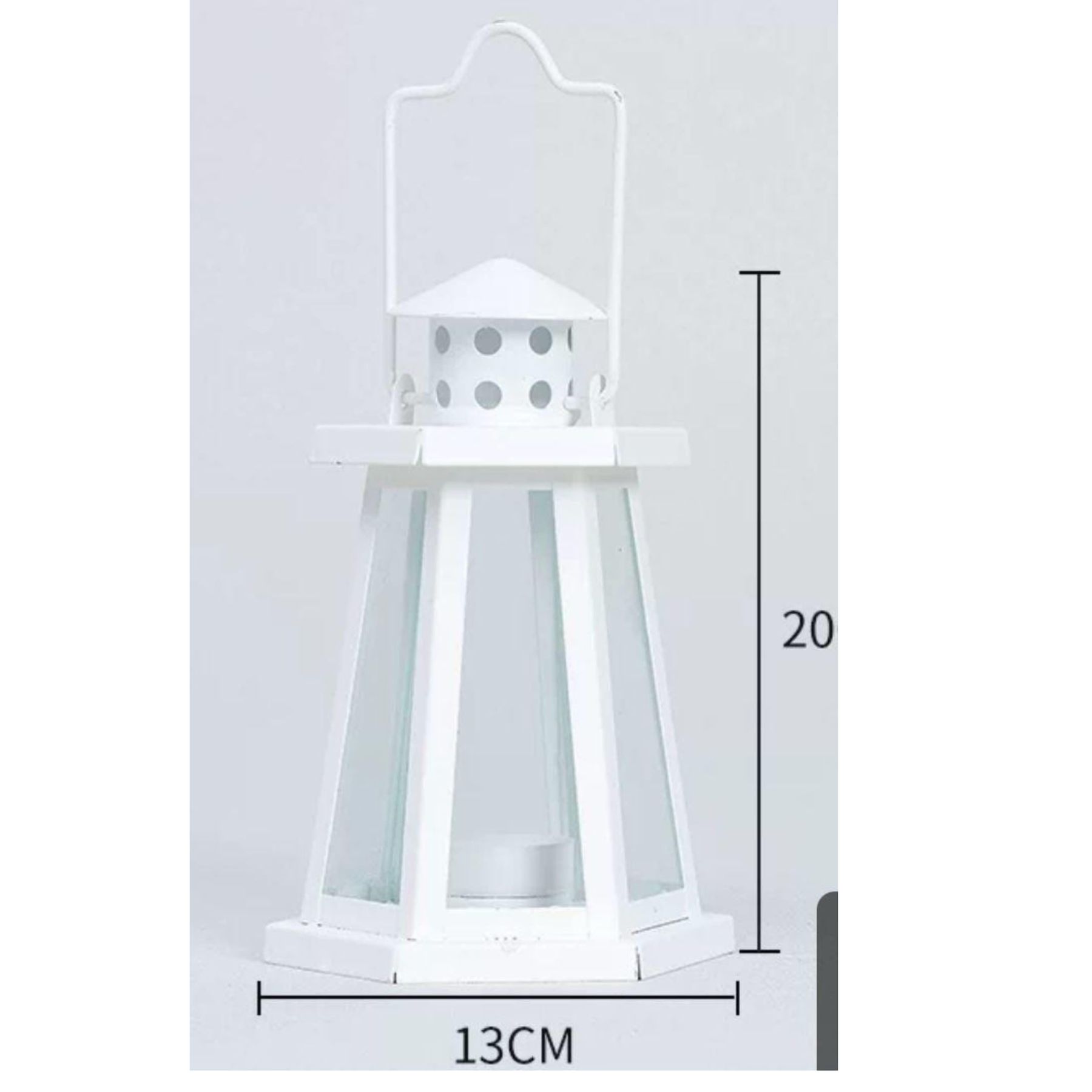 فانوس شمعة معدني