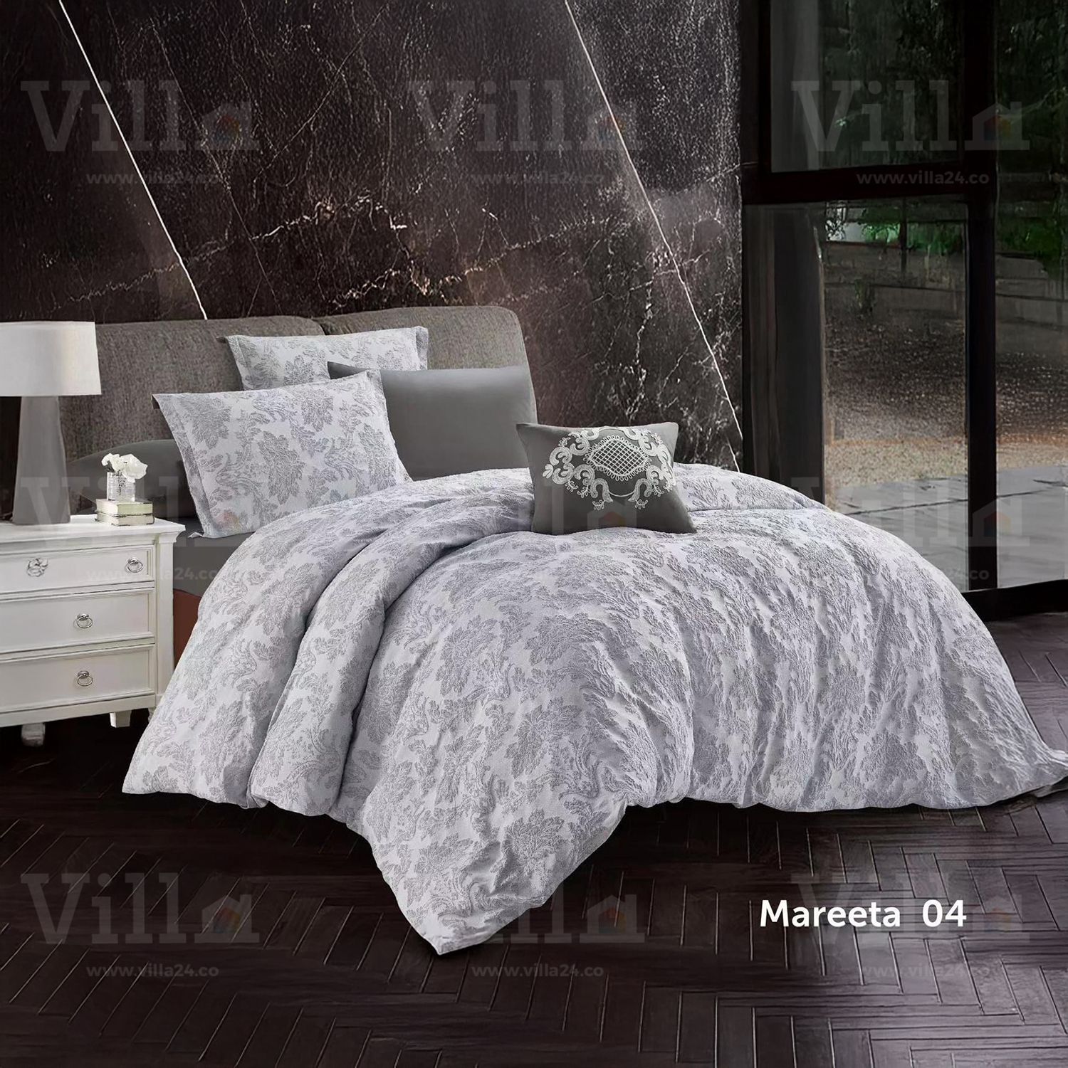 طقم اللحاف كينج 7 قطع - Mareeta سكني