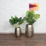 طقم قوار معدني فضي - Kanso