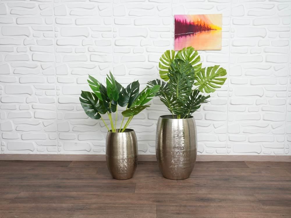 طقم قوار معدني فضي - Kanso