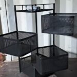 سلة خضار معدنية