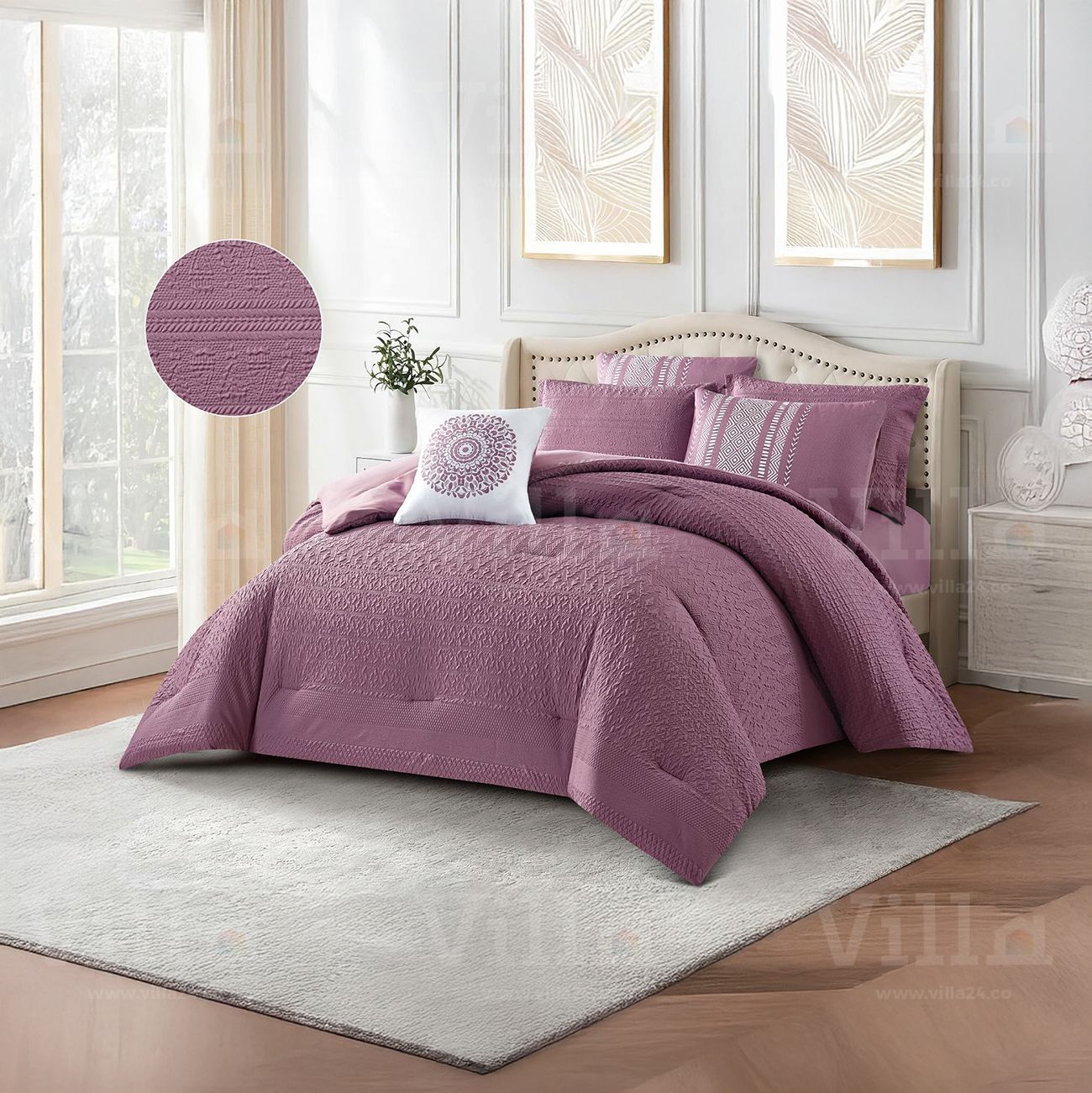 طقم لحاف كينج 7 قطع Damascus