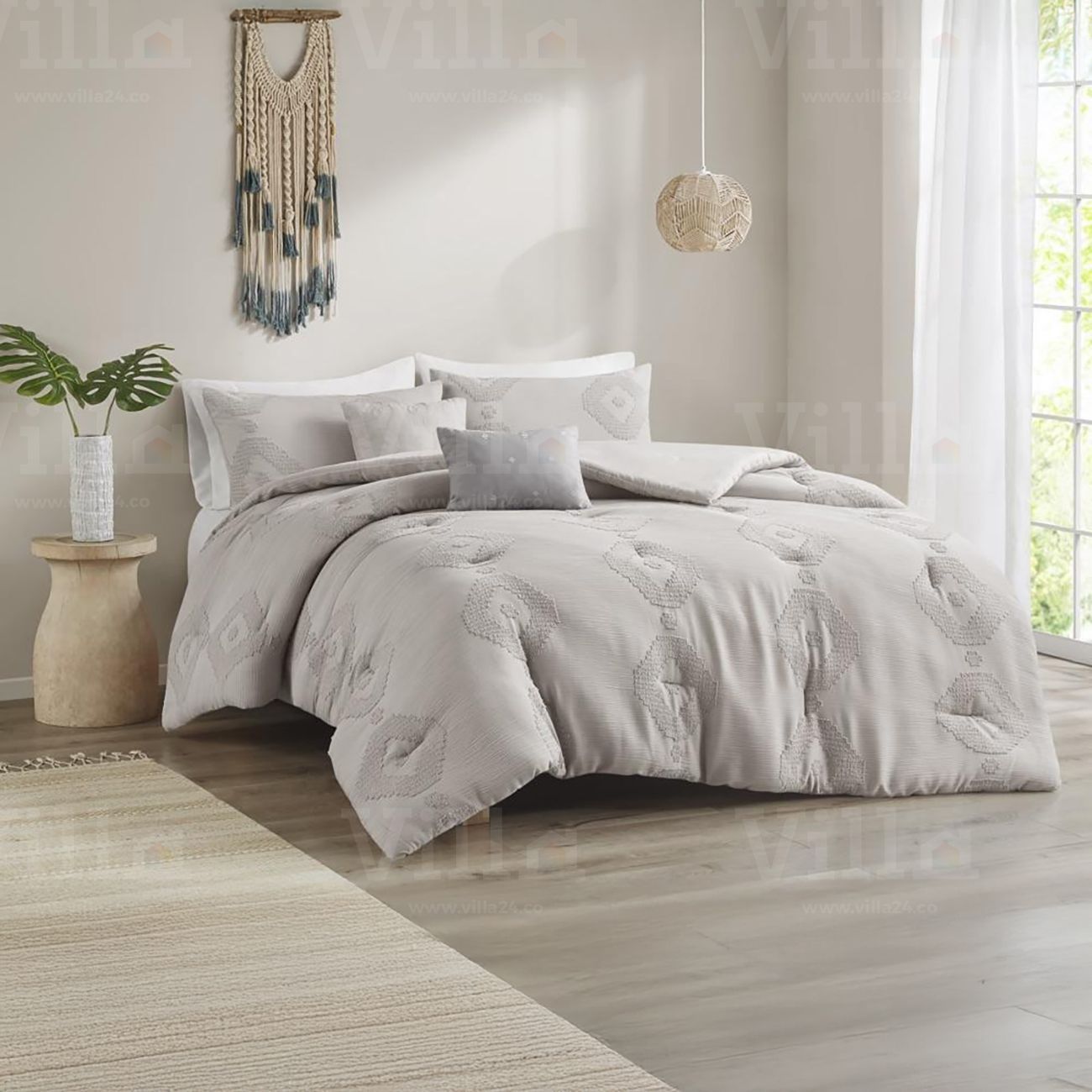 طقم لحاف كينج 8 قطع - Tori Toupe