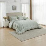 طقم لحاف 8 قطع كينج - Galileo اخضر