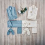 طقم ارواب 12 قطعة - اخضر وكريم