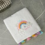 بشكير اطفال قطن رينبو