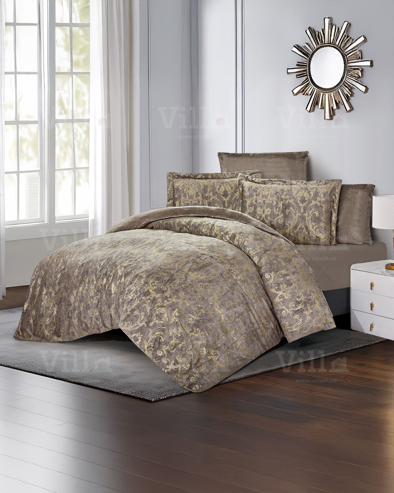 طقم لحاف كينج 6 قطع - Haven