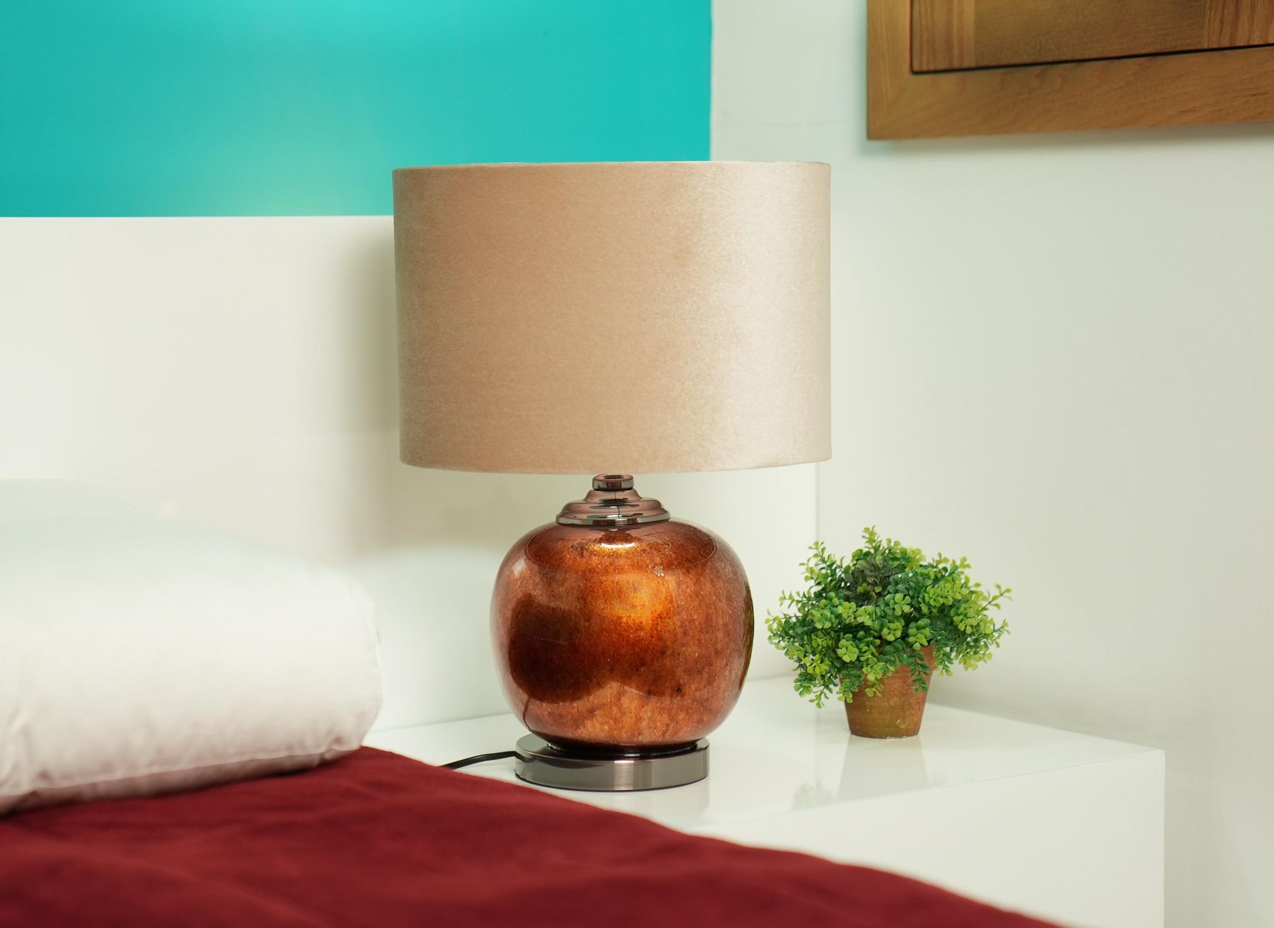 مصباح طاولة زجاج - Craft