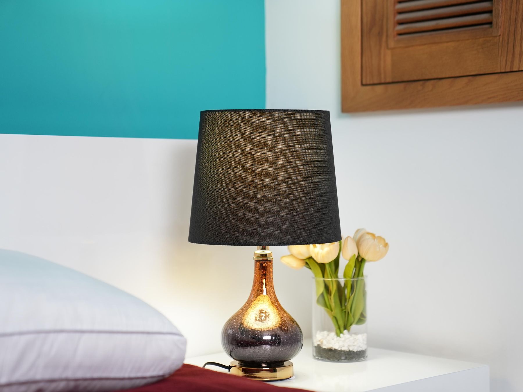 مصباح طاولة زجاج - Calibre