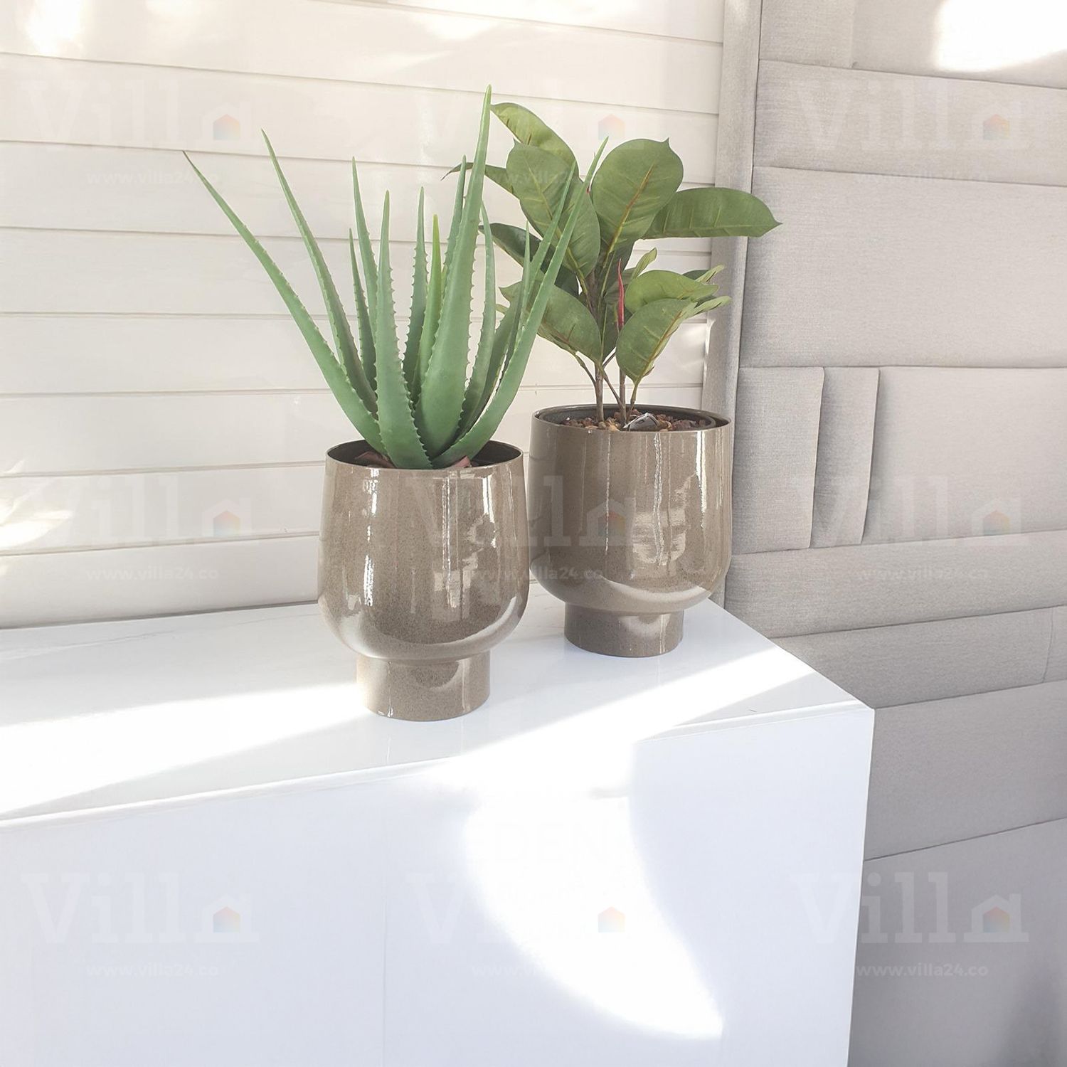 طقو قوار معدني بني - Eden